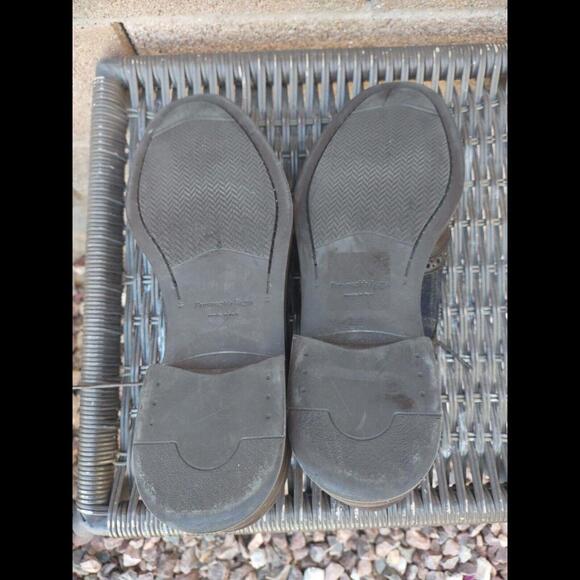 Ermenegildo Zegna Wingtip Oxford Shoes US 9 Brown Leather & Plaid Italy - Picture 9 of 9